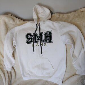 Gildan College House SMH Rams Size Medium Pullover Hoodie